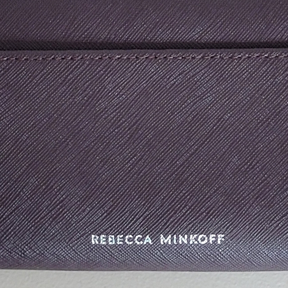 Rebecca Minkoff Cleo Wallet On A Chain Small Saffiano Leather Crossbody Handbag - Picture 11 of 15